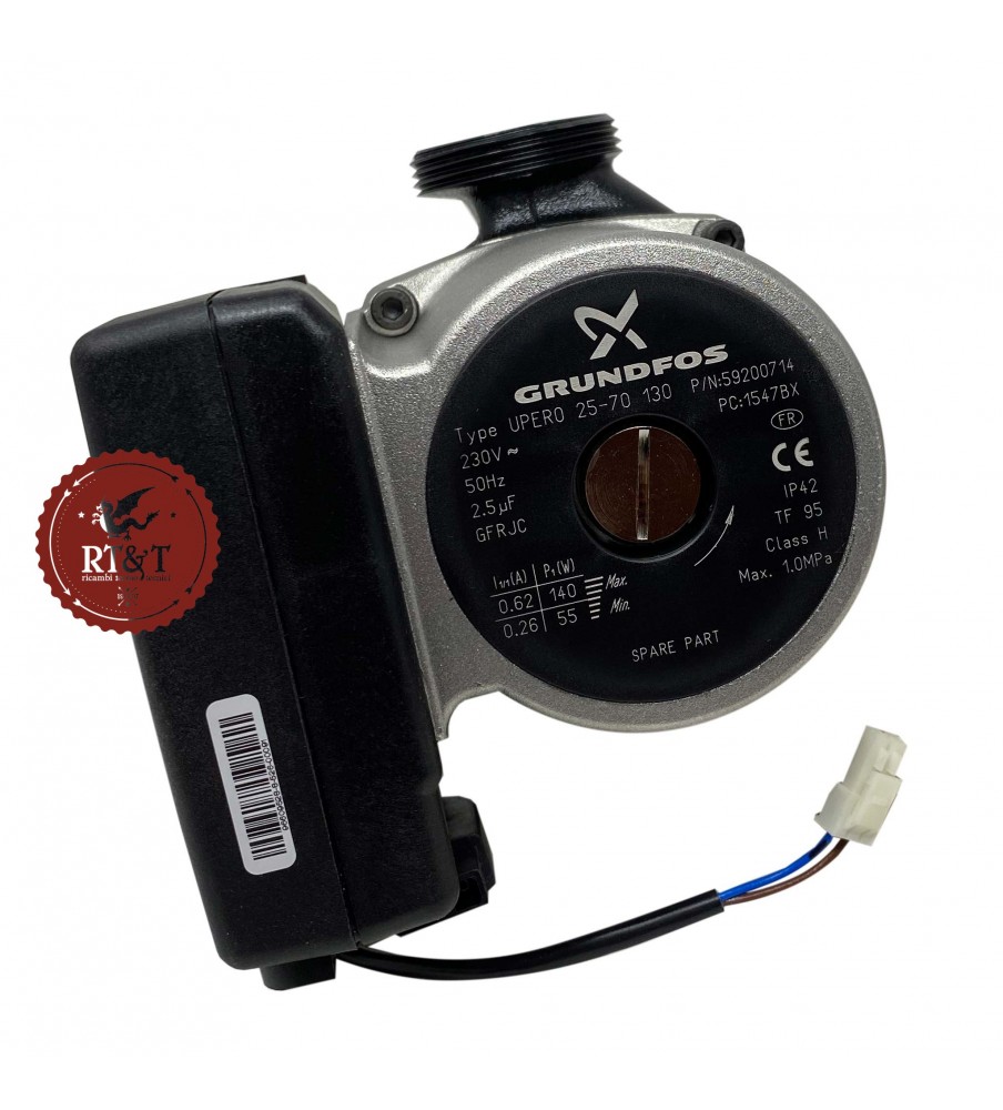 Grundfos pump circulator UPER0 25-70 130 Baxi boiler 710400400