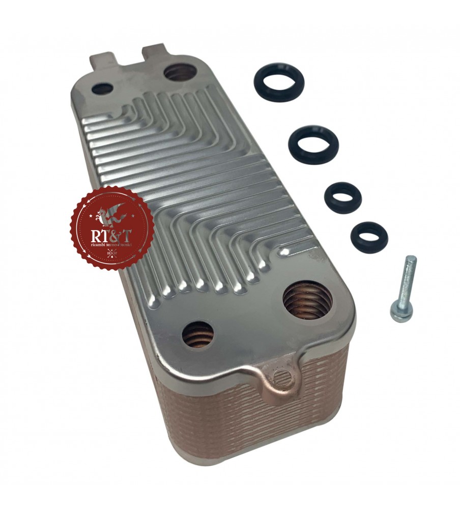 Sanitary heat exchanger 24 plates Buderus boiler Logamax Plus GB172, Logamax Plus GB172i 87186402310