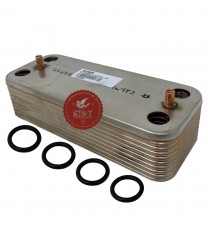 Sanitary heat exchanger Sime boiler Brava Slim He, Brava Slim He Erp, Climit He Plus, Murelle Ht, Murelle Ht Ready 6319693