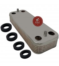 Heat exchanger 12 plates Ferroli Bluehelix RRT, Bluehelix Tech RRT, Divacondens D, Divacondens D Plus, Divatech D LN 3980I000