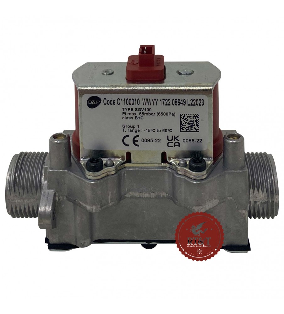 Gas valve SGV100 C1100010 Unical boiler Cor, Kond Style, Kone, Konx, Osa 95263730