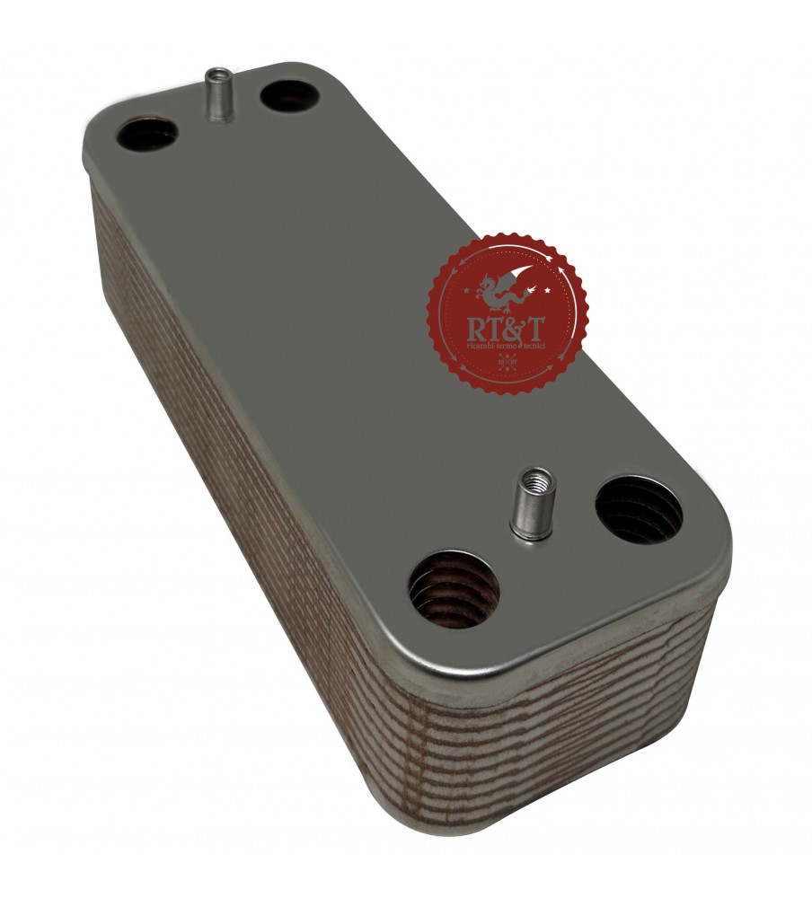 Sanitary heat exchanger Ferroli boiler Bluehelix Tech, Divatech Micro, DIVAtop micro, FERdigit micro, FERtech micro 39836730