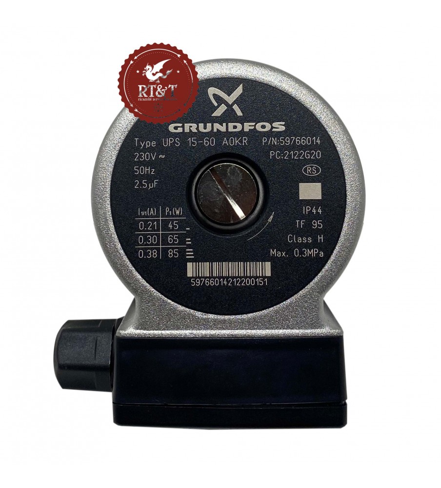 Grundfos pump circulator UPS 15-60 for boiler and heating system