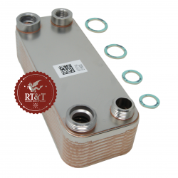 Sanitary heat exchanger Beretta boiler Idra Exclusive, Idra Exclusive Turbo, Idra Meteo, Idra Meteo Turbo R7141