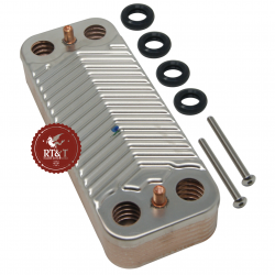 Sanitary heat exchanger Viessmann boiler Vitopend 100-W WH1D, Vitodens 100 WB1B, Vitodens 100 WB1KA 7828745