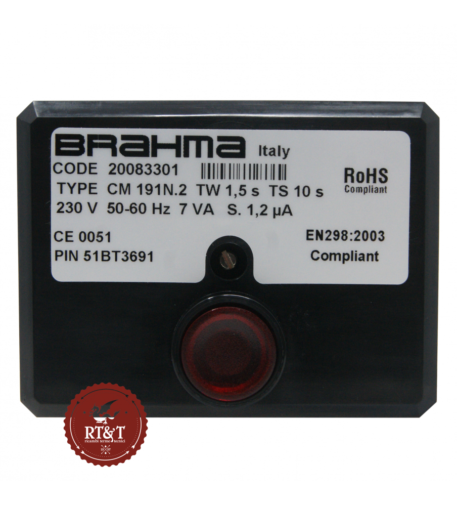 Brahma control box CM191N.2 20083301 Beretta boiler RK055