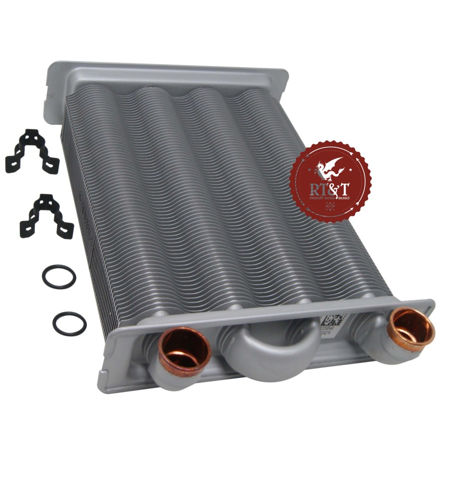 Main heat exchanger Beretta boiler Amica, Ciao S, Idrabagno, Idrabagno LX, Idrabalcony, Idrabalcony LX 20185017, ex 20067305