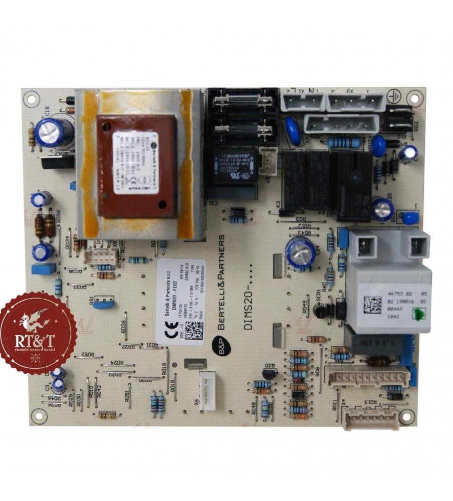 Ignition and modulation board DBM02.1B DIMS20-FE02 Ferroli boiler DOMItech C, DOMItech F, DOMItech F IN 39820661, ex 39820660